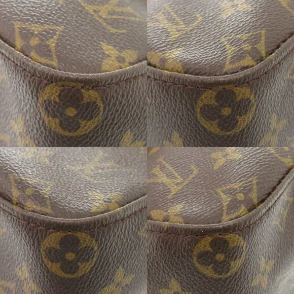 LOUIS VUITTON Authentic Brown Monogram Looping GM Shoulder Bag - Picture 5 of 11